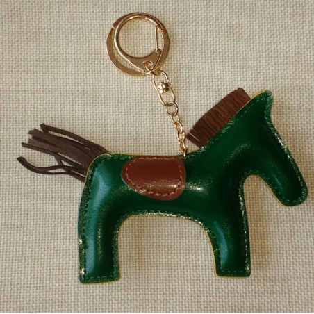 Leather rabbit key ring