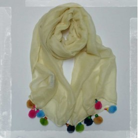 Lady scarf yellow