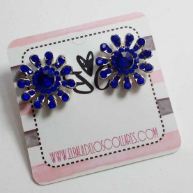 Crystal Blue earrings Rania