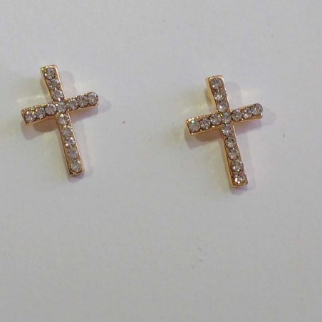 Earrings small cross