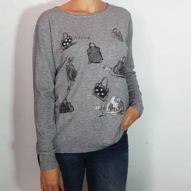 Jersey mujer gris