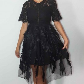 Lace black dress Sanya