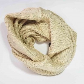 Women scarf in sand color