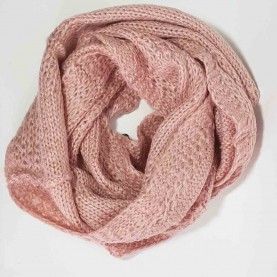 Women scarf in light pink color
