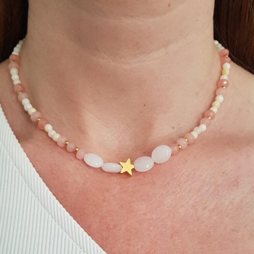 Necklace Star Natural