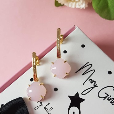 Earrings MG1105 Light Pink
