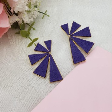 Purple Earrings Mayra